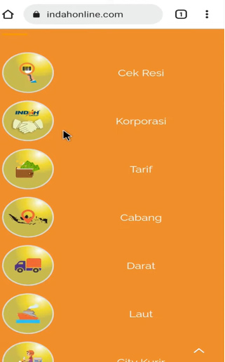 Cek Resi di Website Indah Logistik Cargo