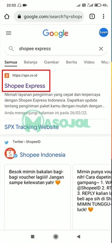 Masuk Website Shopee Xpress