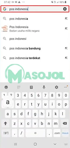Cara Cek Ongkir Pos Indonesia Masukkan Kata Kunci