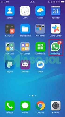 Cara Cek Resi SiCepat via WhatsApp Buka Aplikasi