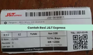 Contoh Resi J&T Express