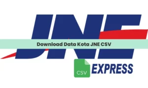 Download Data Kota JNE CSV