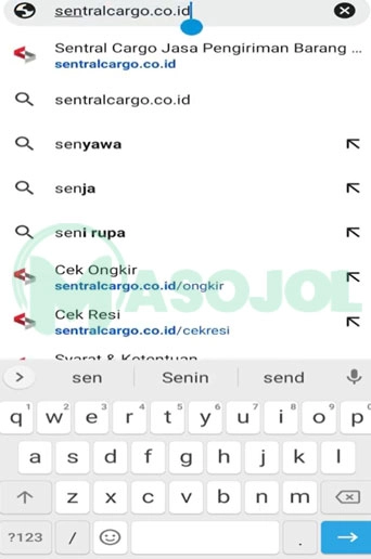 Website Sentral Cargo